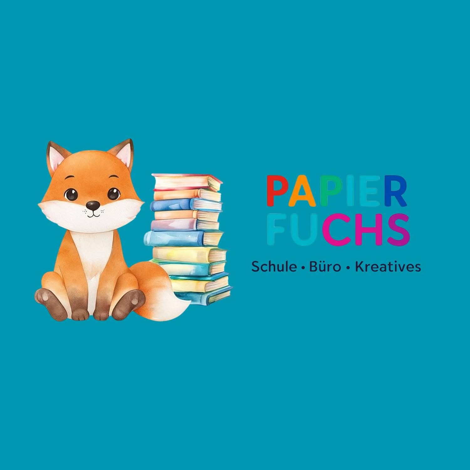 Papierfuchs Logo – Schule ● Büro ● Kreatives